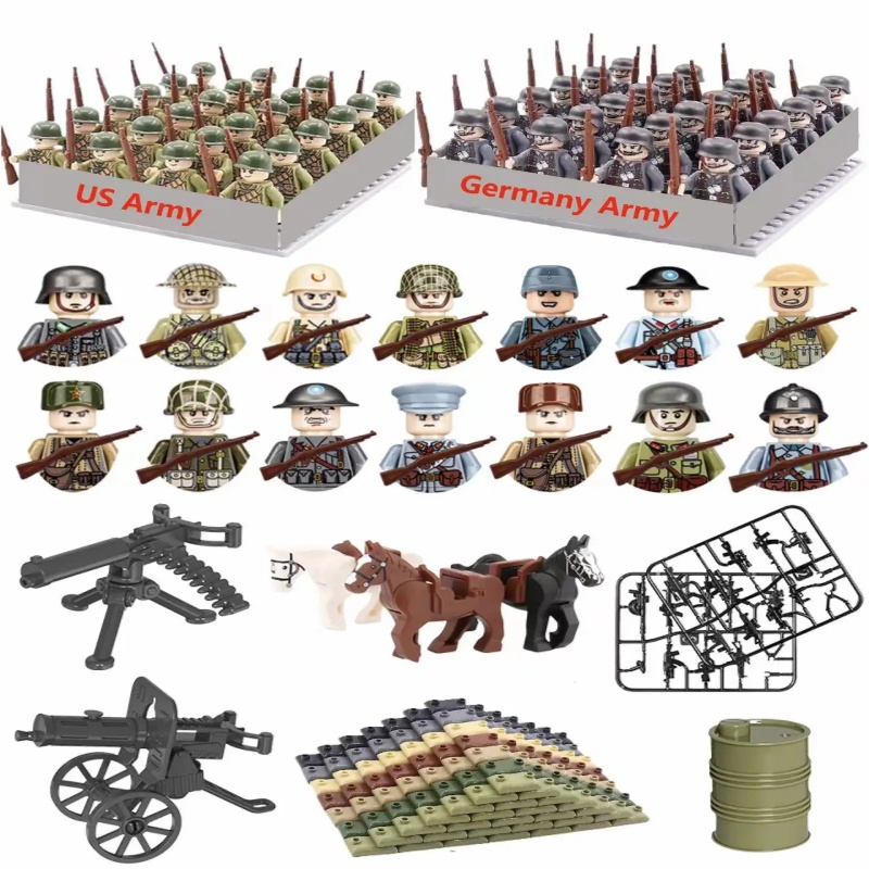 Ethnic Fashion World - 24 pièces/lot, jeu de construction sur