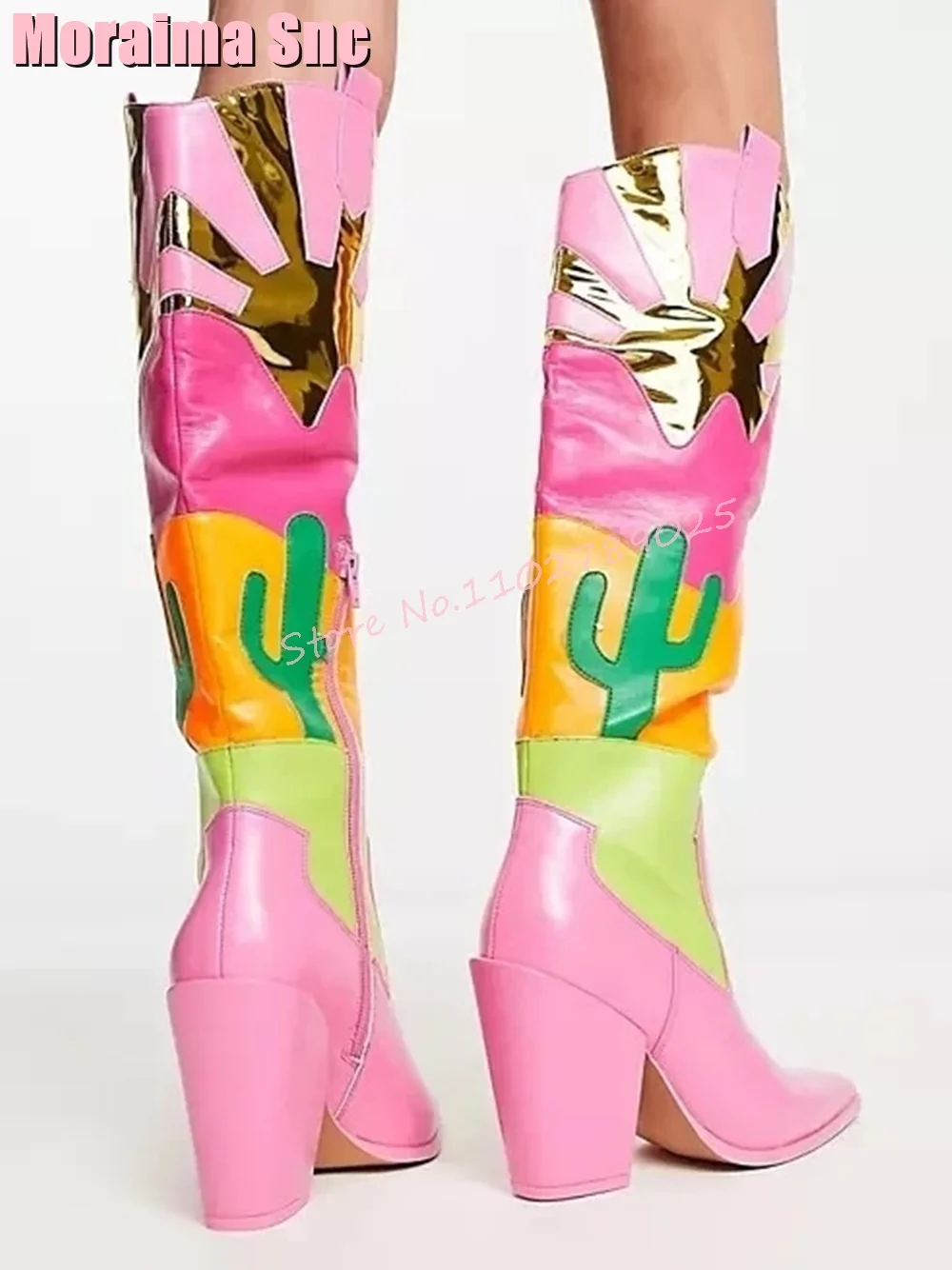 Bottes hauteur genou pour femm - Ethnic Fashion In avis et prix