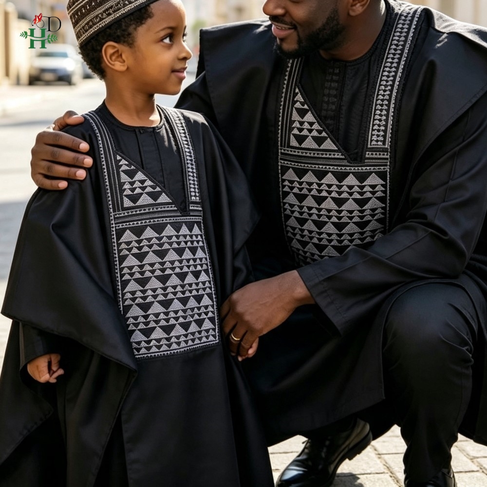 Tenues père-fils, robes turque - Boubou Men Africa avis et prix