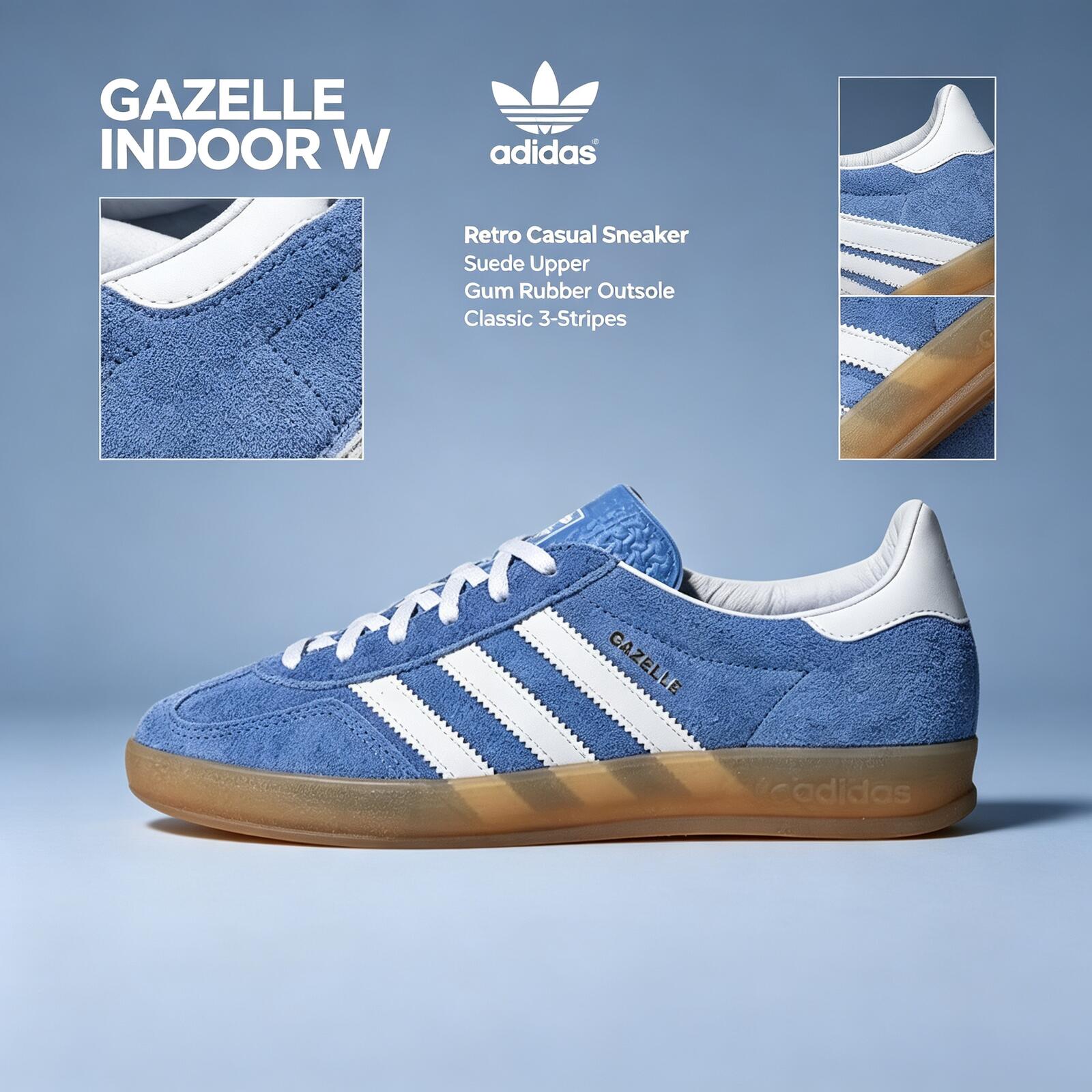 Adidas GAZELLE INDOOR W Origin - Adidas Shoes Gazelle avis et prix