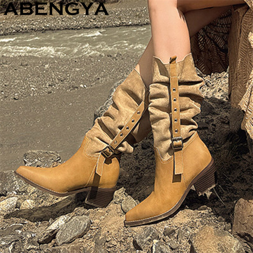 Nouvelles bottes de cow-boy we - Ethnic Fashion In avis et prix