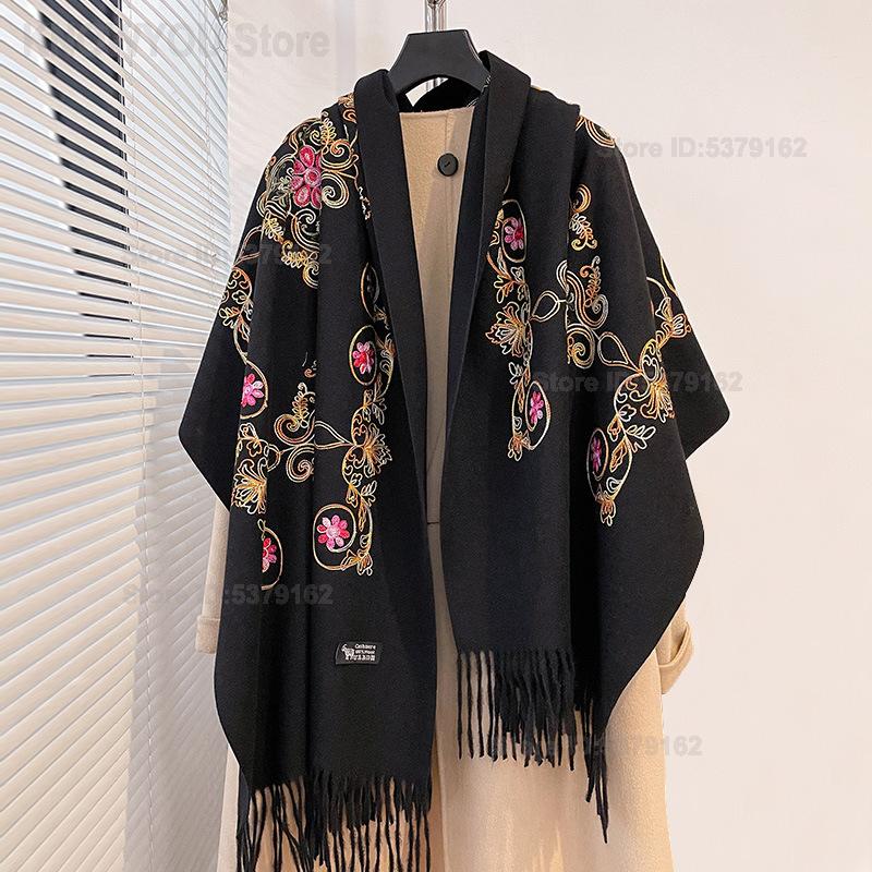 Châle Pashmina Vintage Ethniqu - Go Ethnic Fashion avis et prix