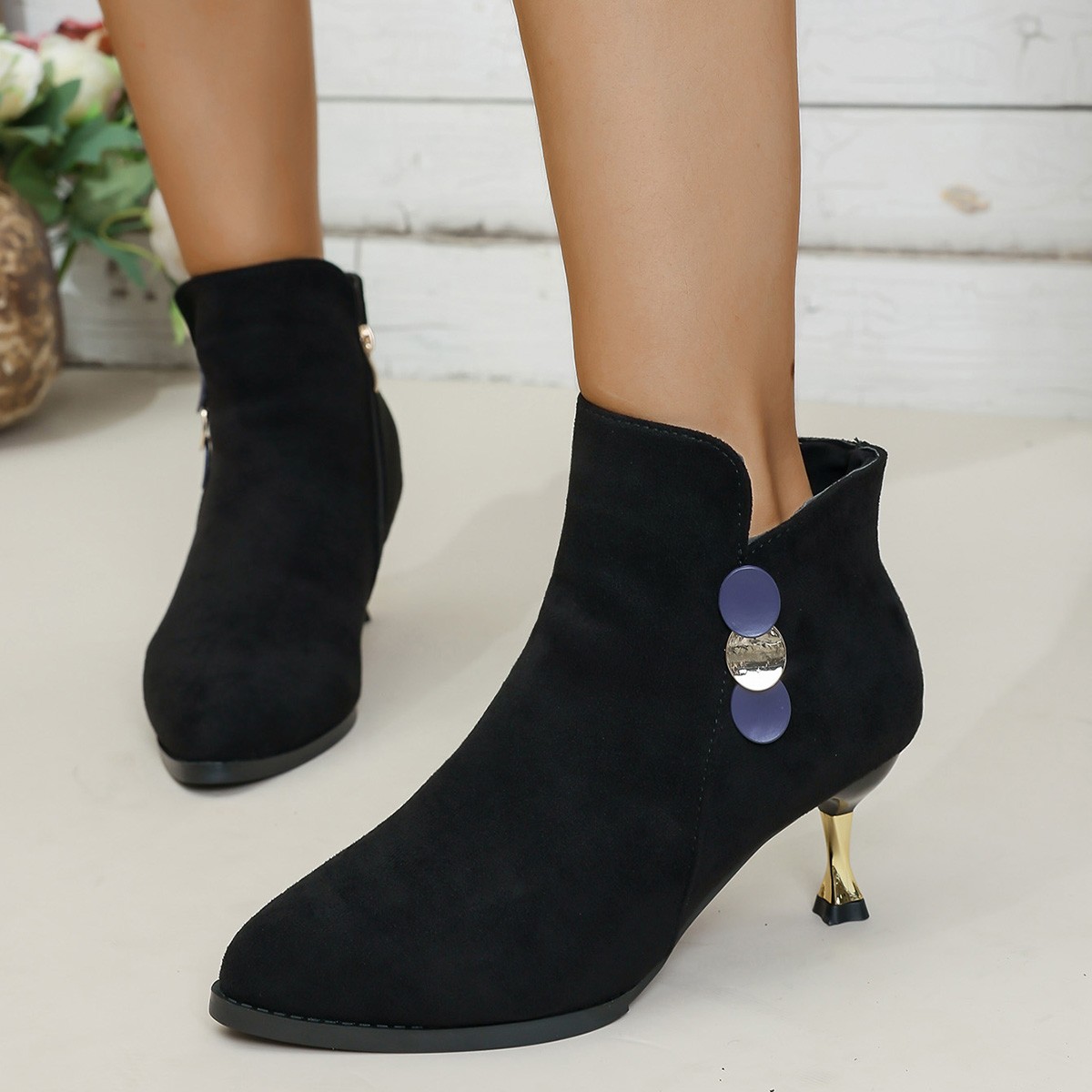 Bottines à talons hauts pour f - Ethnic Fashion In avis et prix
