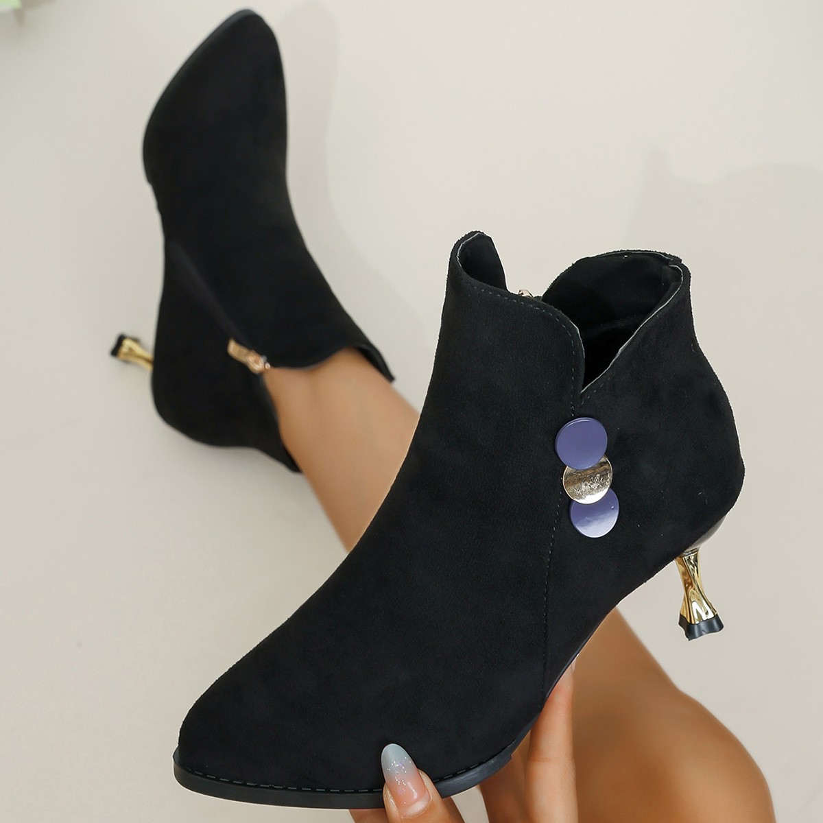 Bottines à talons hauts pour f - Ethnic Fashion In avis et prix