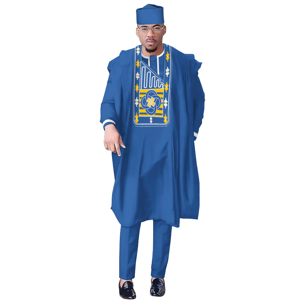 Ensemble 4 pièces traditionnel - Boubou Men Africa avis et prix