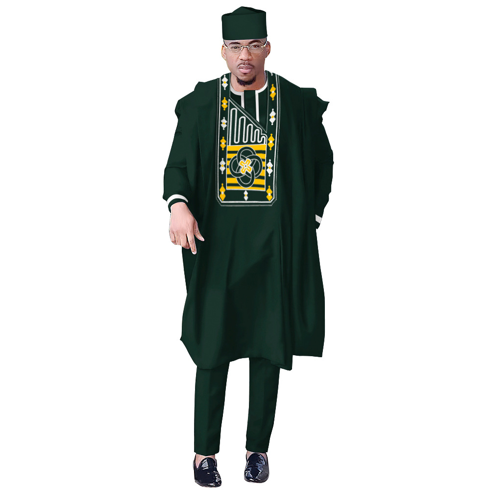 Ensemble 4 pièces traditionnel - Boubou Men Africa avis et prix