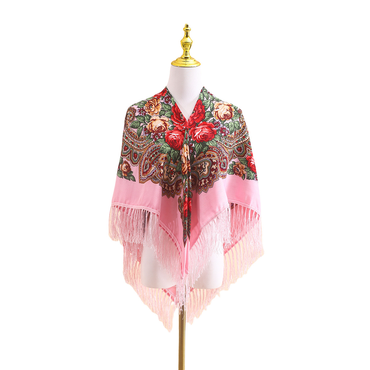 Châle ethnique russe de 110 cm - Go Ethnic Fashion avis et prix